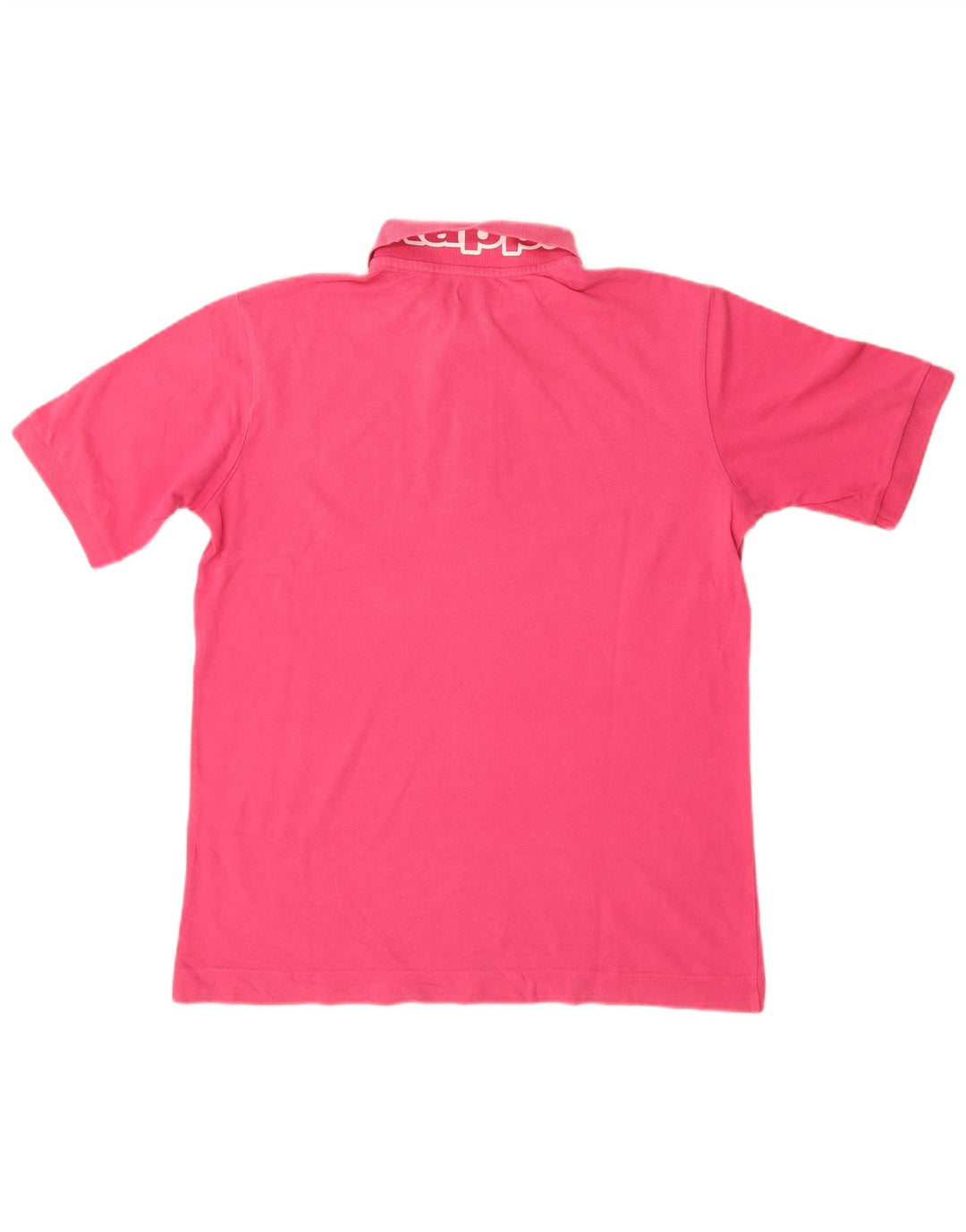 Polo grafica da uomo Kappa in cotone rosa medio