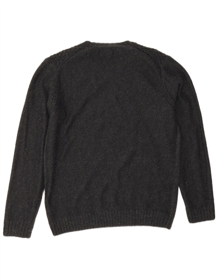 Maglione Peckott da uomo Heritage girocollo in poliacrilico grigio medio