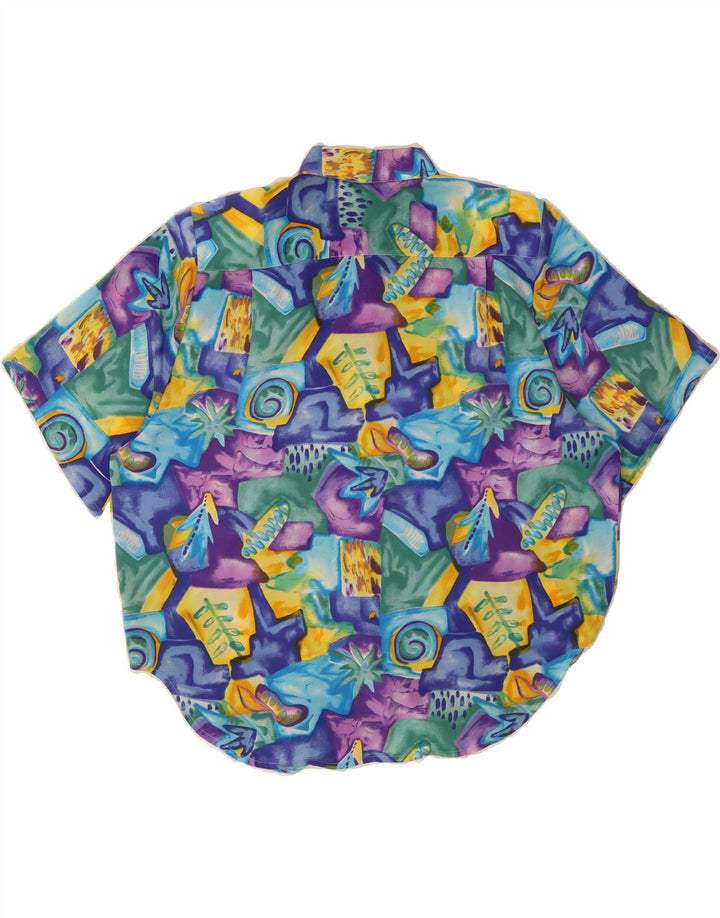 JEAN PIERRE MICHELET Womens Oversized Shirt Blouse IT 48 XL Multicoloured Vintage Jean Pierre Michelet and Second-Hand Jean Pierre Michelet from Messina Hembry 