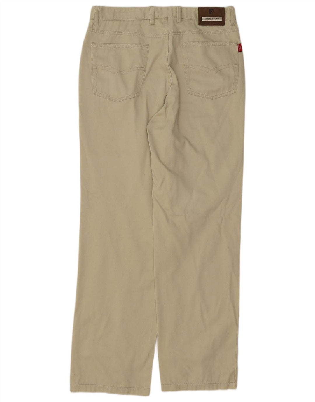 PIERRE CARDIN Pantaloni casual dritti da uomo W32 L31 Beige