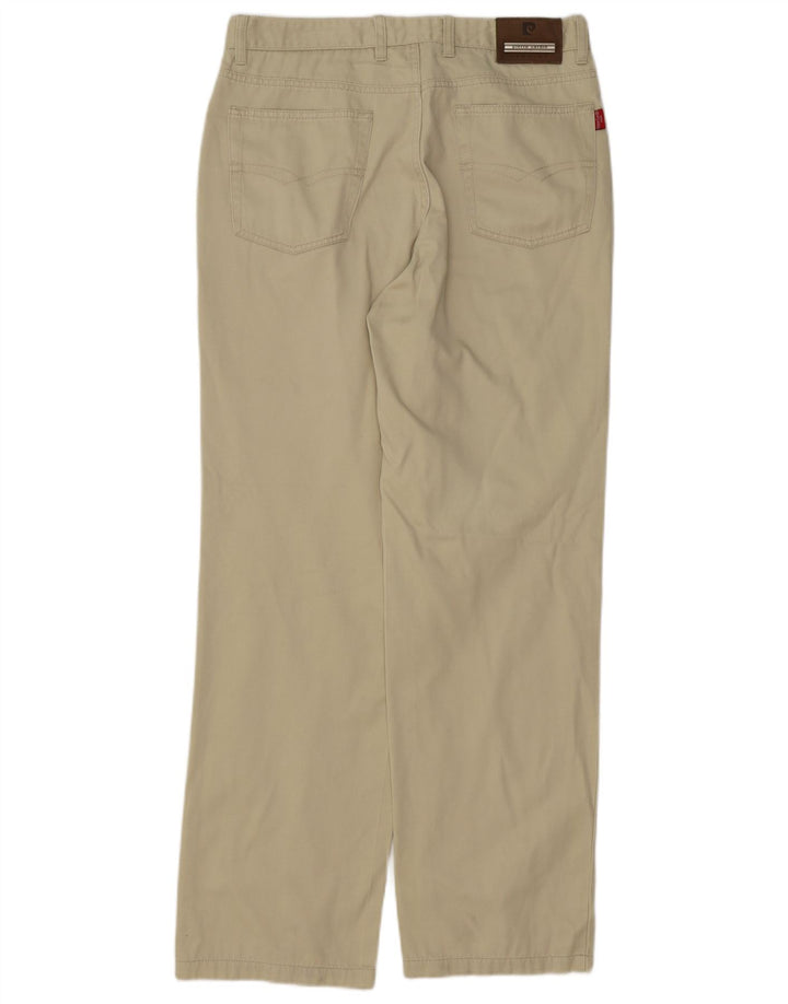PIERRE CARDIN Pantaloni casual dritti da uomo W32 L31 Beige