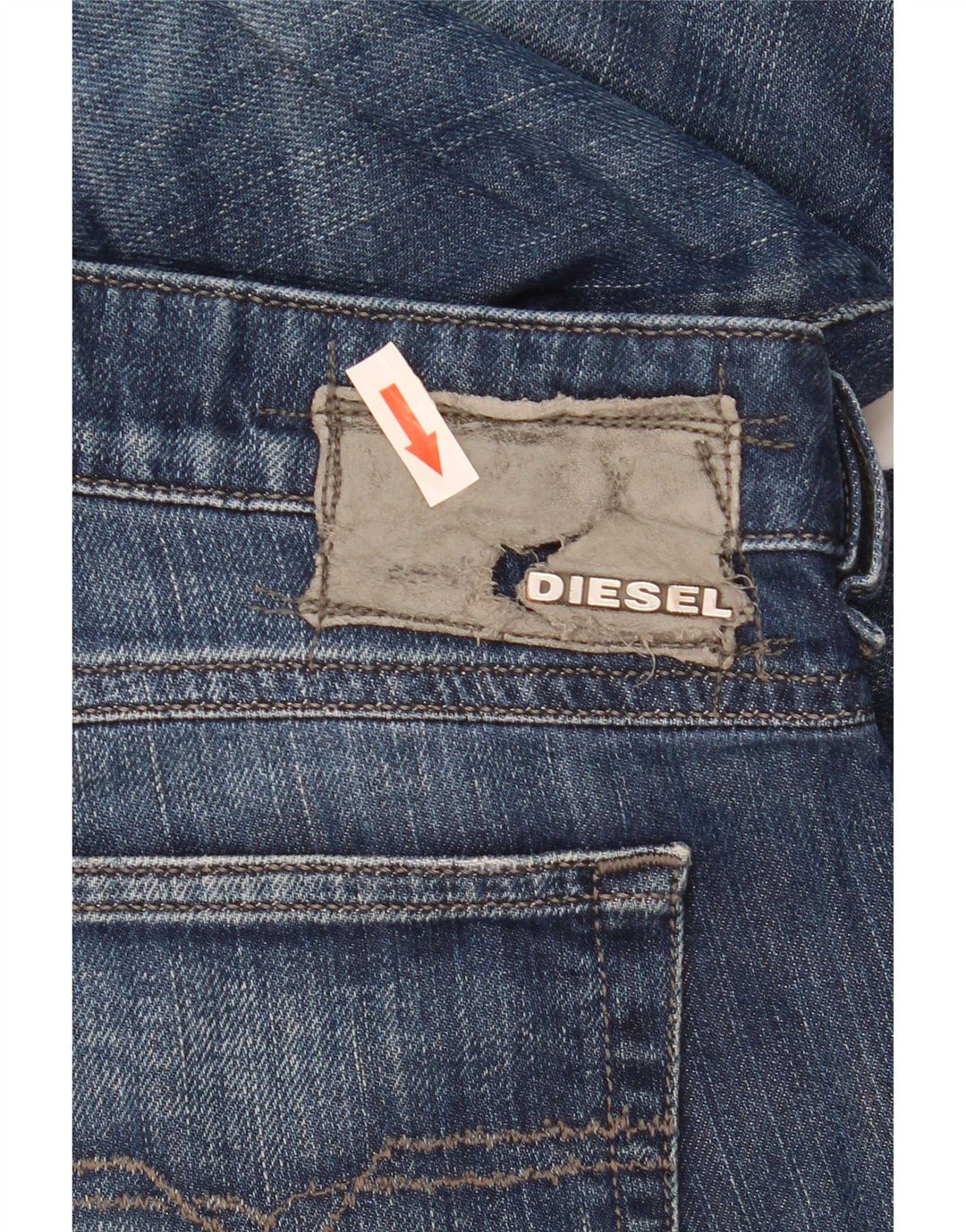 Jeans Diesel da uomo Ronhary Stretch Bootcut W29 L30 Blu Navy Cotone