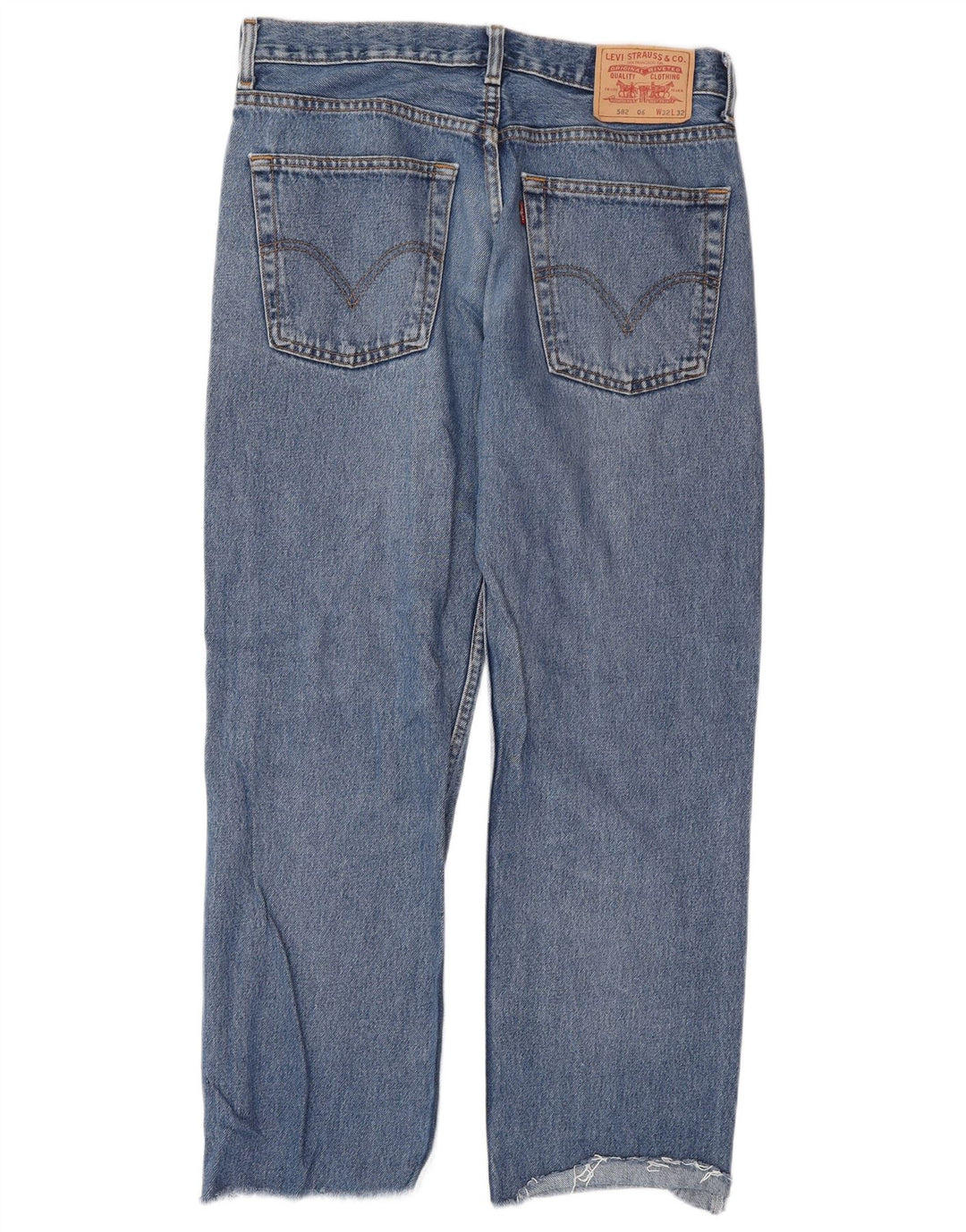 Levi's Uomo 582 Jeans dritti W32 L28 Cotone blu