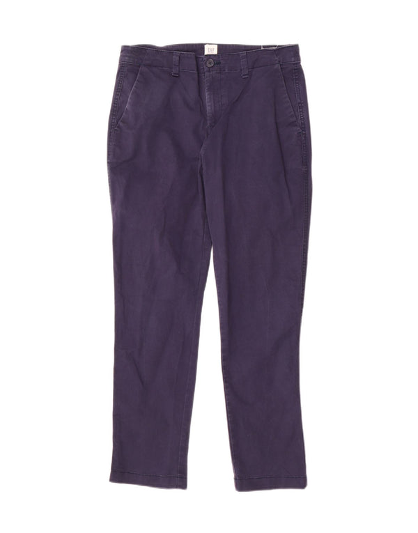 Pantaloni chino Gap da donna Girlfriend US 4 Small W29 L27 cotone blu navy