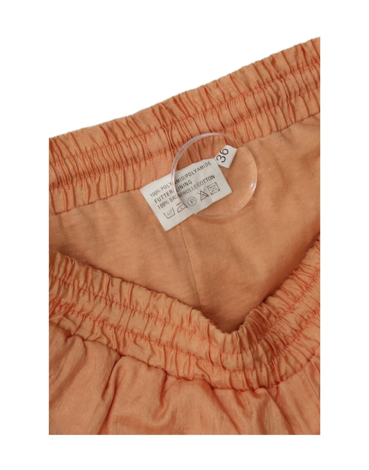 VINTAGE Womens Tracksuit Trousers EU 36 Small  Orange Colourblock Vintage Vintage and Second-Hand Vintage from Messina Hembry 
