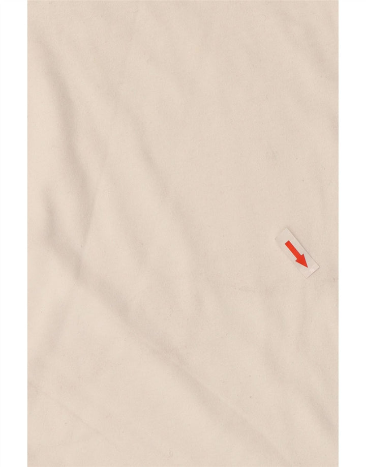 Top Henley da uomo a maniche lunghe XL Superdry in cotone bianco