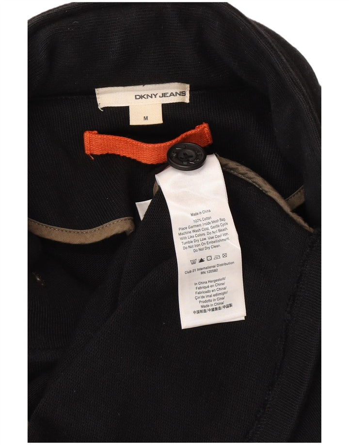 Giacca militare da uomo DKNY UK 38 cotone nero medio