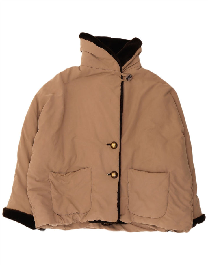 Giacca imbottita oversize da donna Belfe & Belfe UK 14 Beige medio