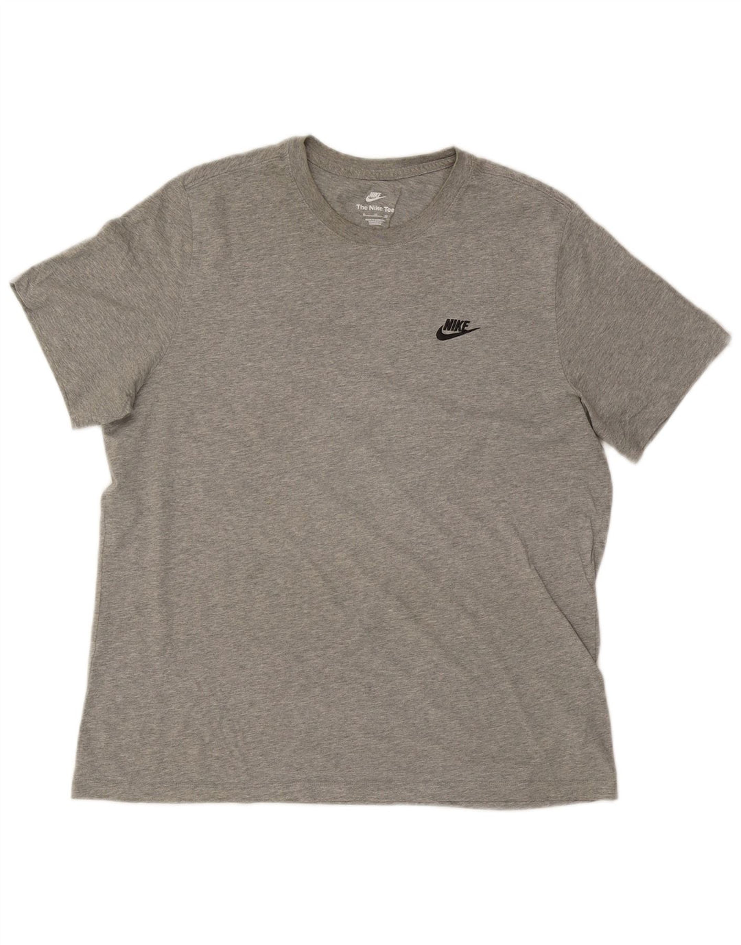 T-shirt Nike da uomo Top XL in cotone grigio