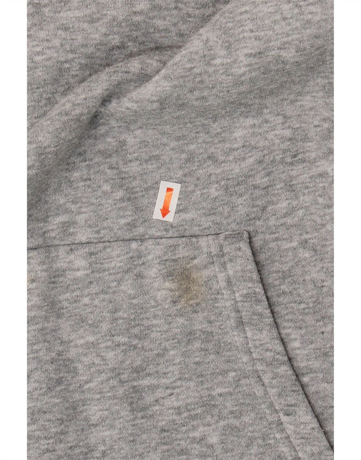 Felpa con cappuccio da uomo UNDER ARMOUR grande cotone chiazzato grigio