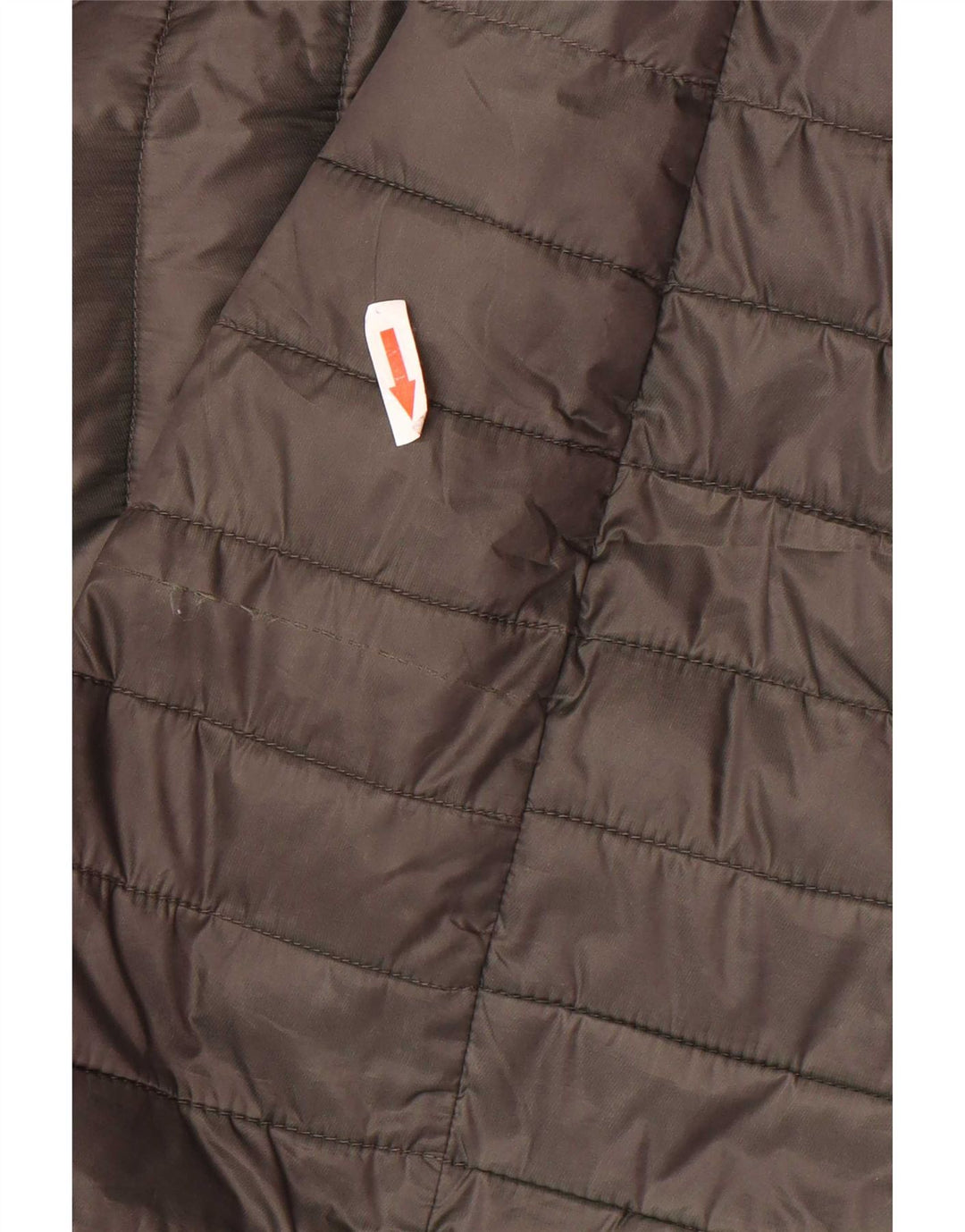 Cappotto imbottito con cappuccio da donna Massimo Dutti UK 10 piccolo poliestere kaki
