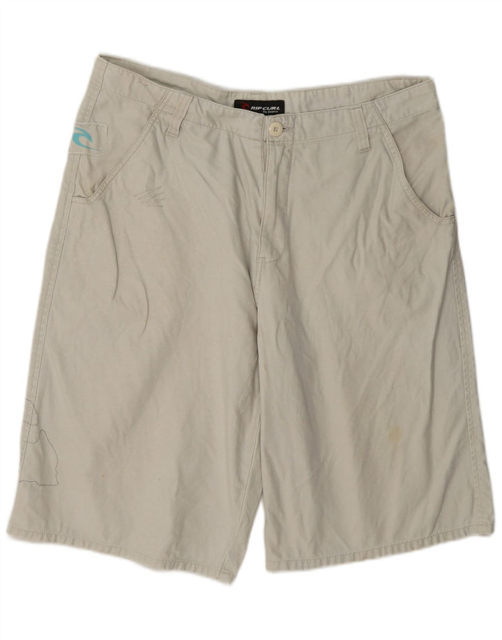 Pantaloncini casual grafici da uomo Rip Curl W34 grande cotone beige