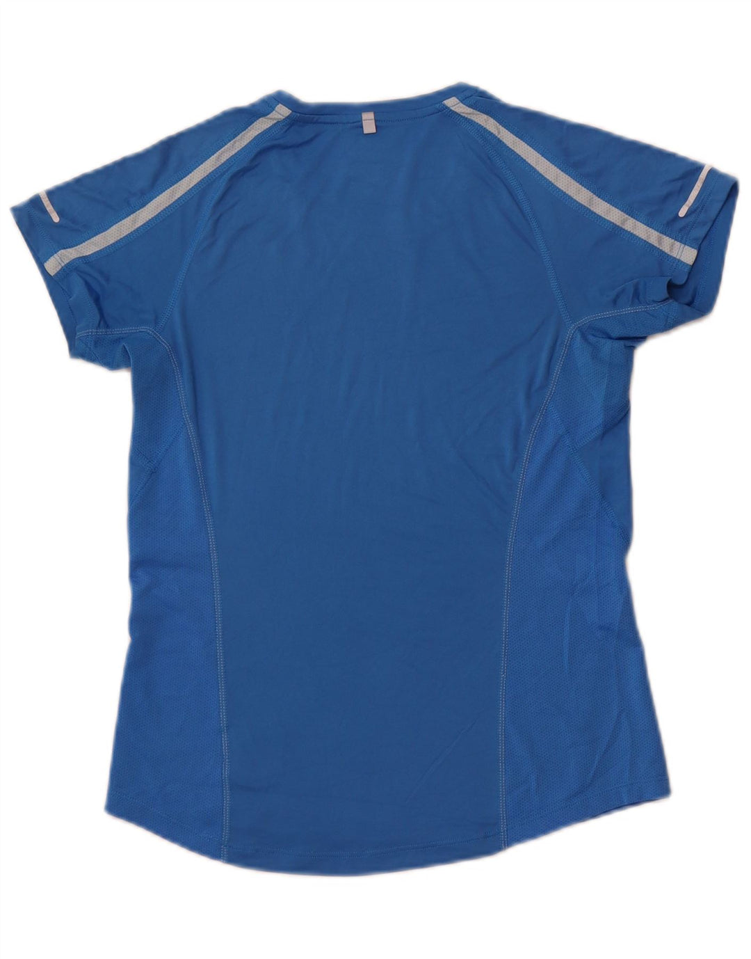 T-shirt NIKE da donna Dri Fit Top UK 8/10 piccola sportiva in poliestere blu