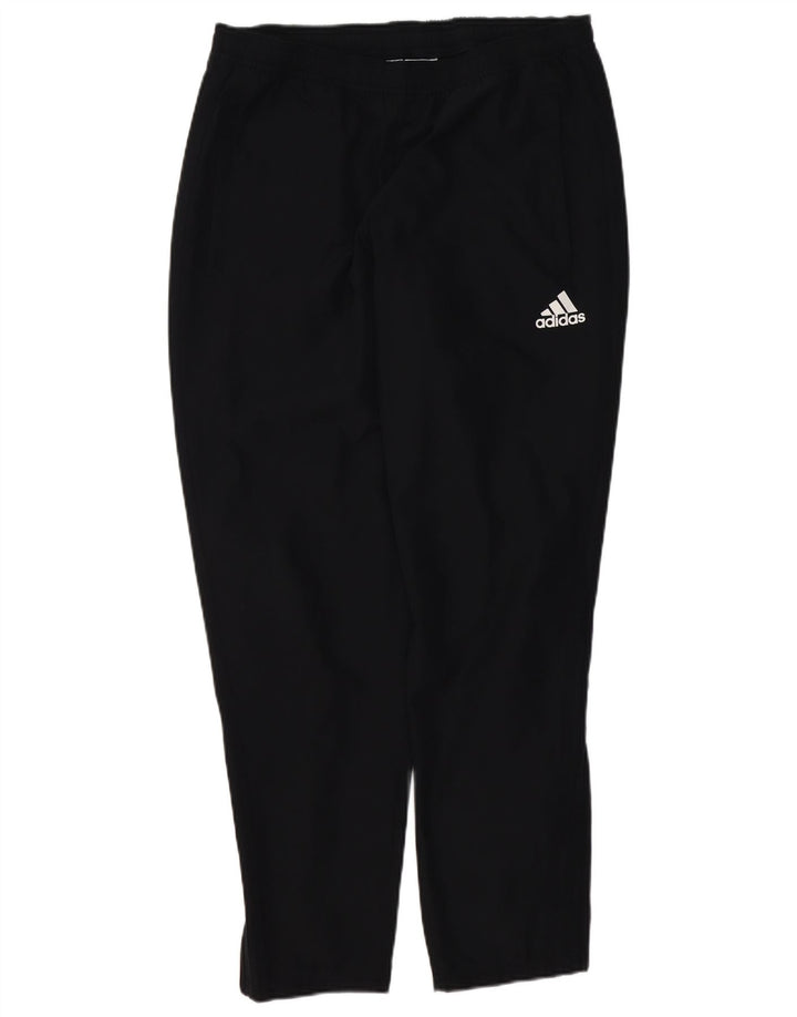 Pantaloni da tuta Adidas Climalite da uomo grandi in poliestere nero