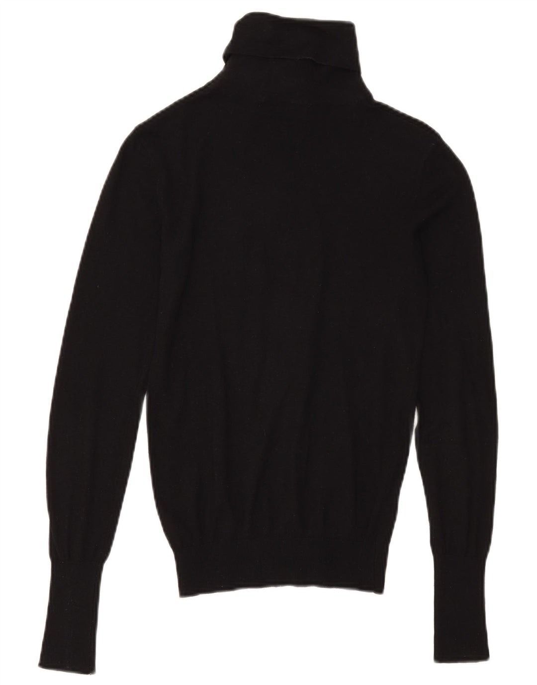 Maglione maglione collo alto da donna Zara UK 10 piccolo nero modal