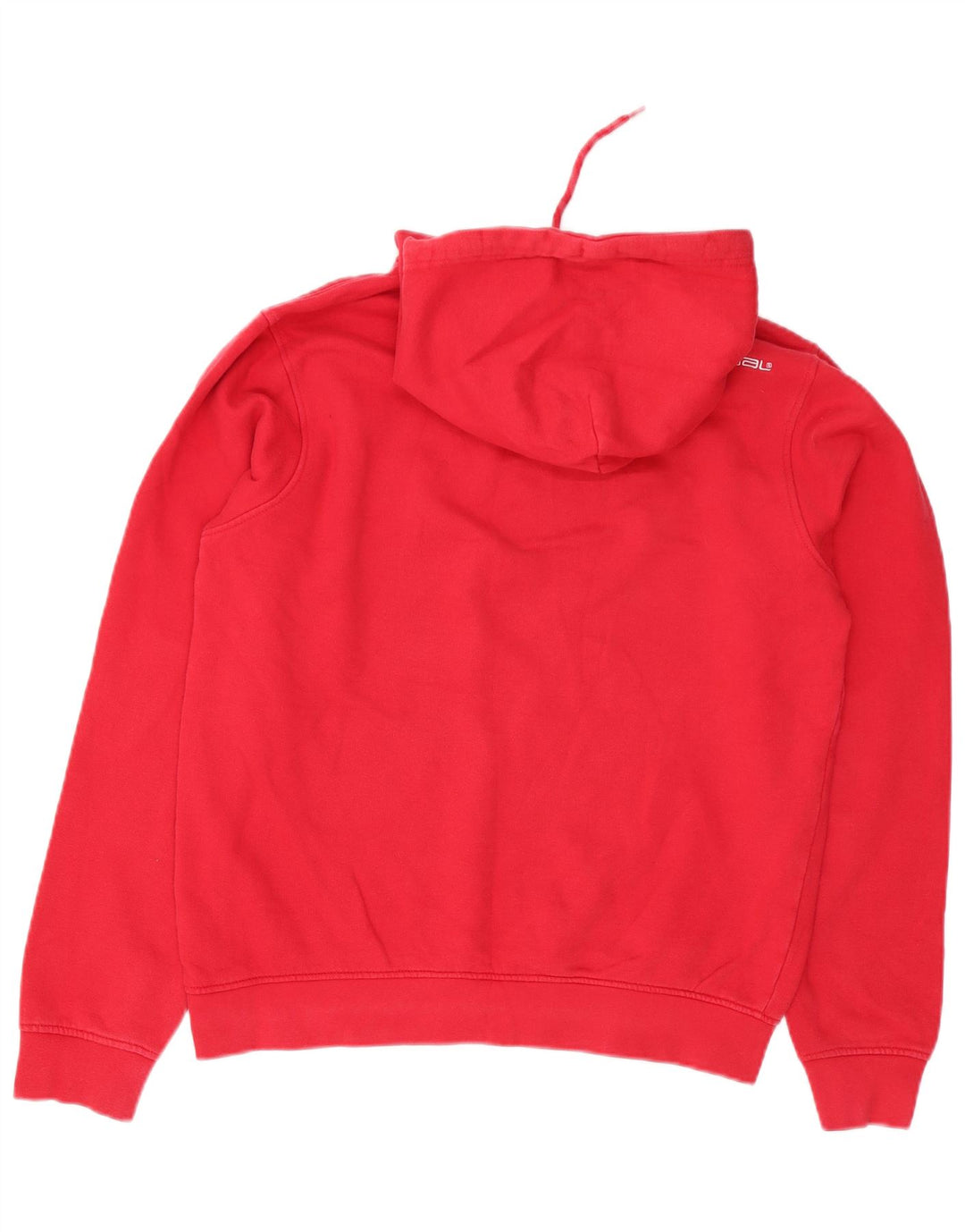 Maglione con cappuccio grafico da uomo Animal in cotone rosso medio