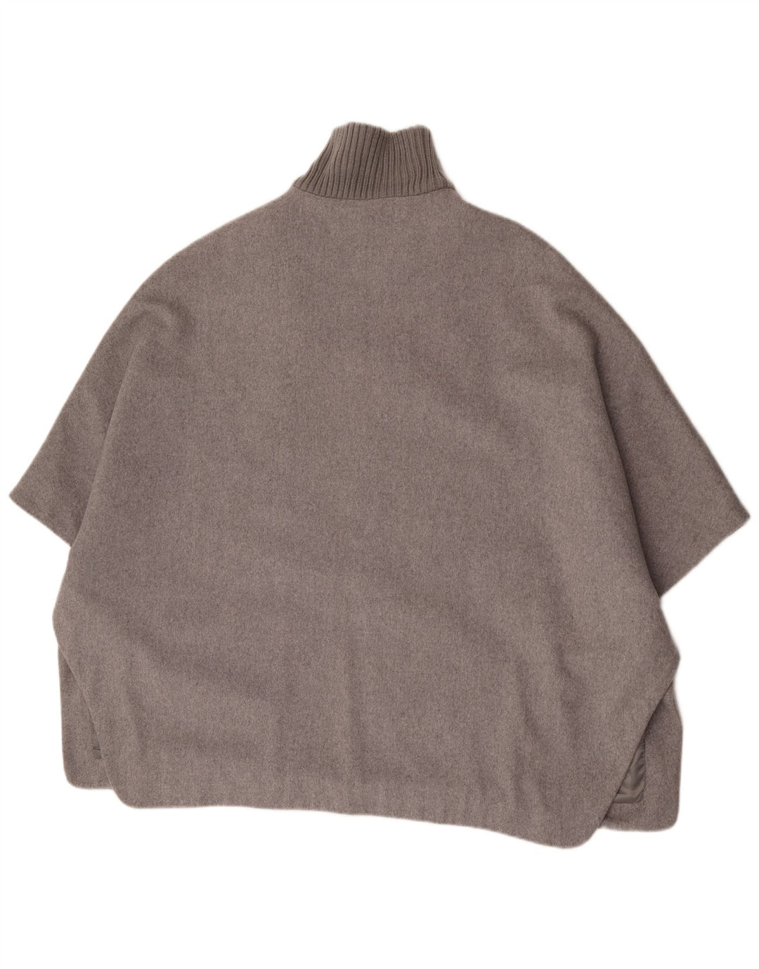 Cappotto a mantella da donna Dkny UK 6 XS in lana grigia