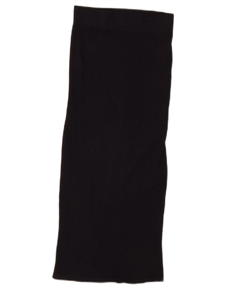 Gonna lunga Zara da donna piccola W26 in nylon nero