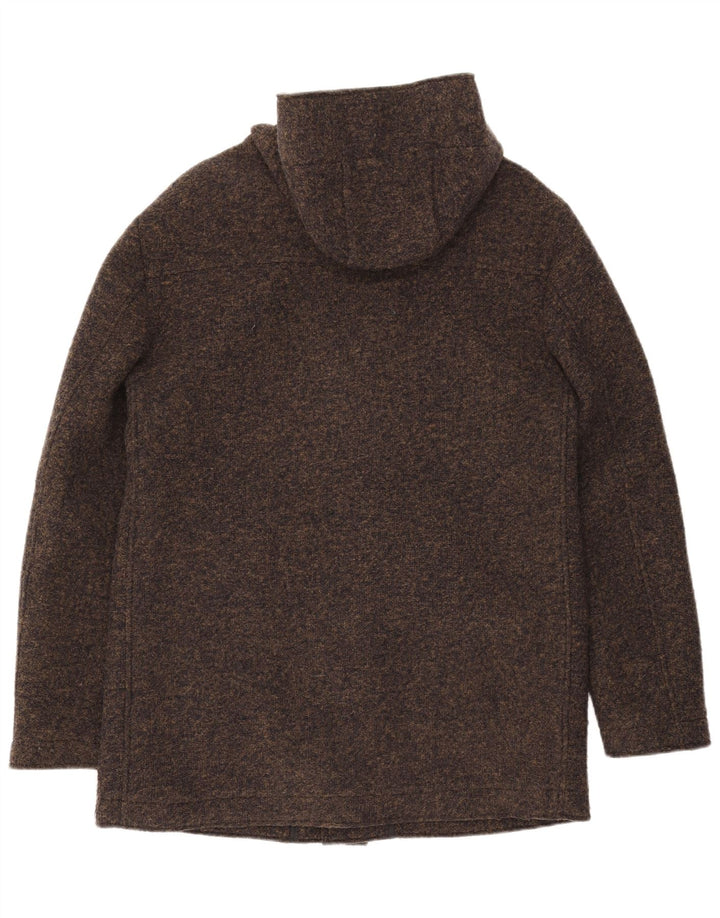 Cappotto da uomo con cappuccio Gas IT 50 Large in poliestere chiazzato color kaki
