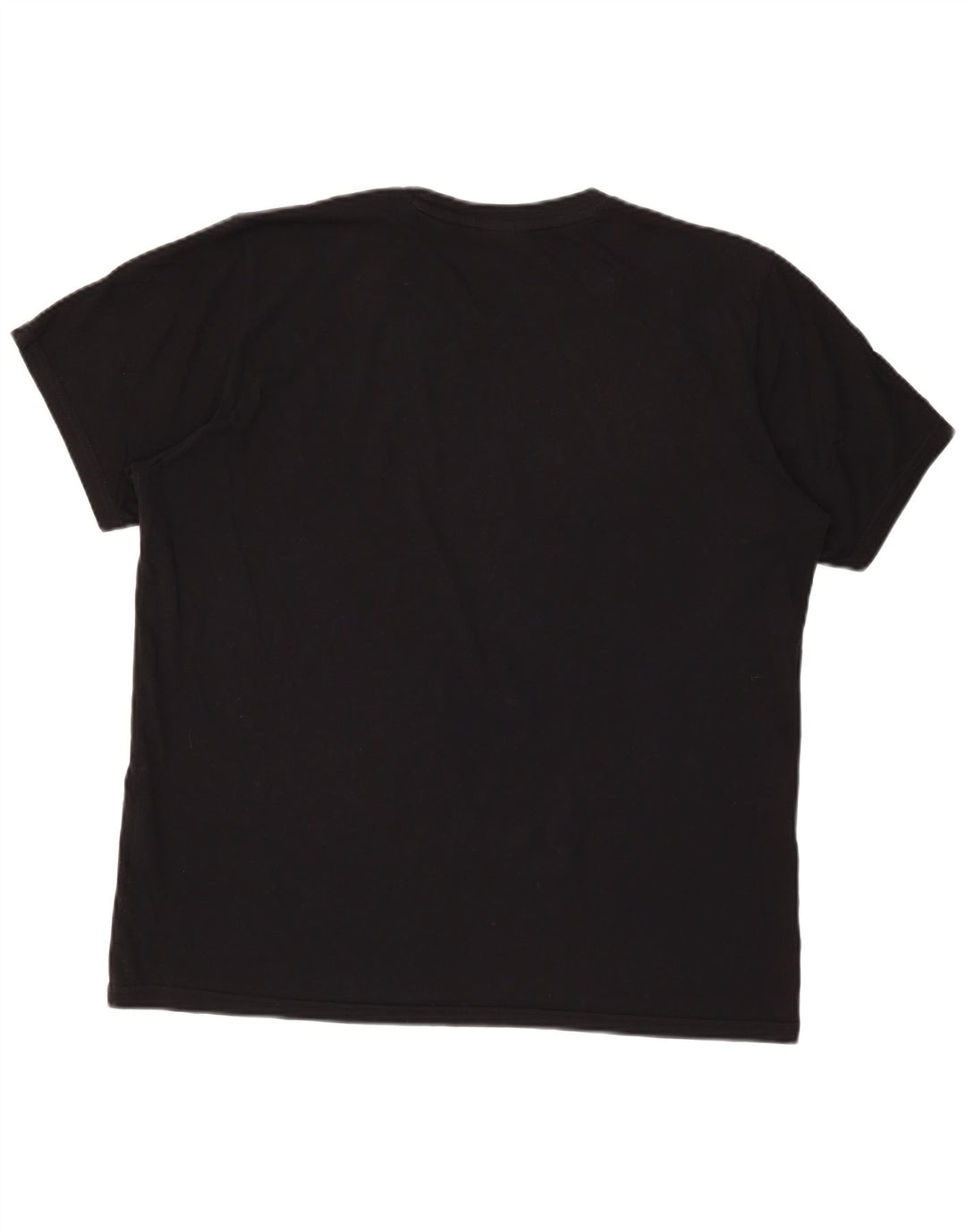 T-shirt grafica da uomo Champion Top in cotone nero medio