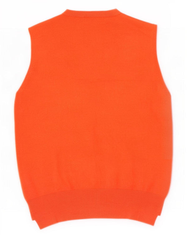 Canotta canotta da donna Zara UK 14 grande viscosa arancione