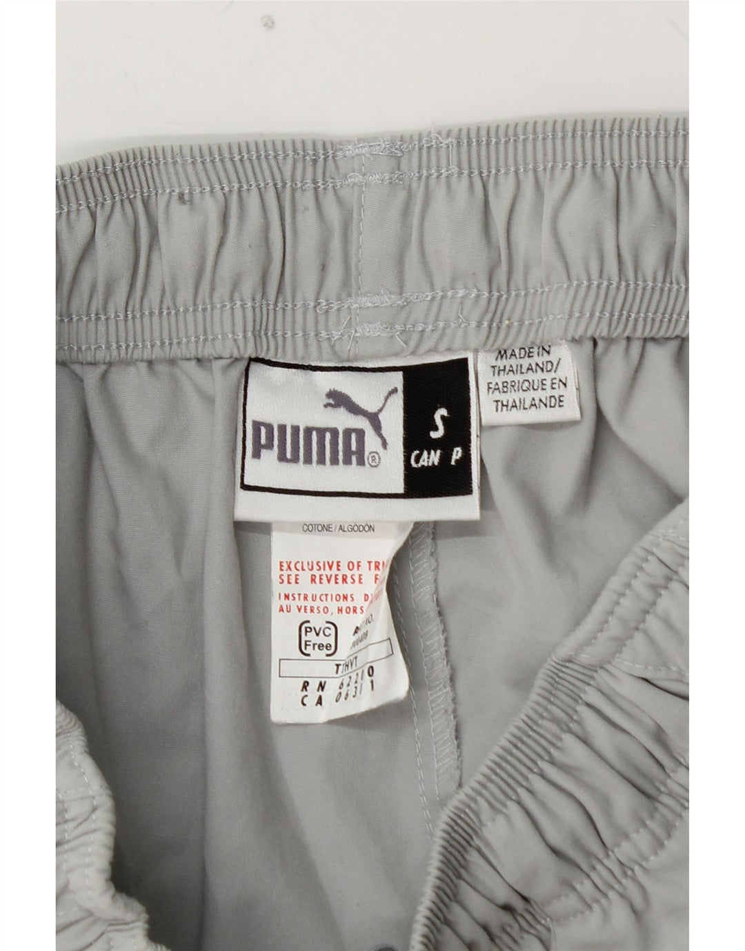 Pantaloni da tuta Capri da uomo PUMA piccoli in poliestere grigio