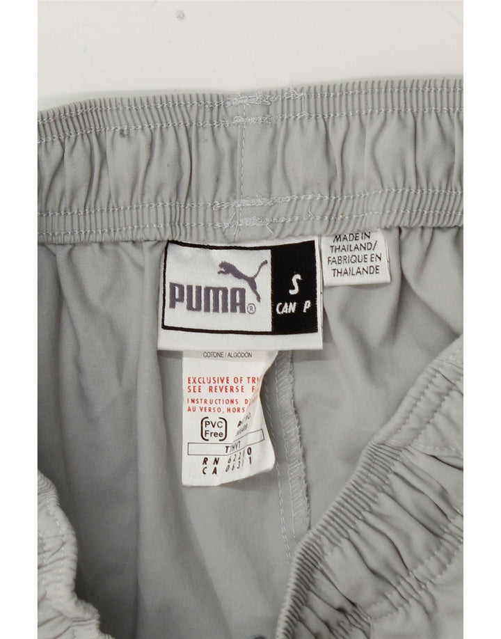 Pantaloni da tuta Capri da uomo PUMA piccoli in poliestere grigio