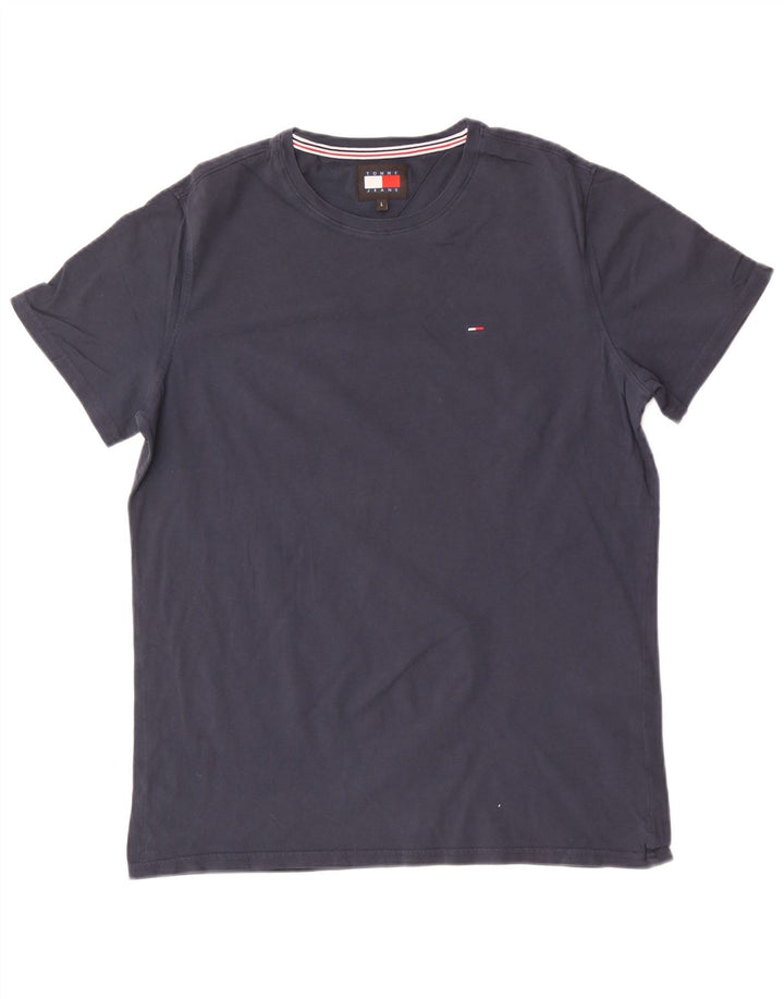 T-shirt da uomo Tommy Hilfiger Top grande blu navy