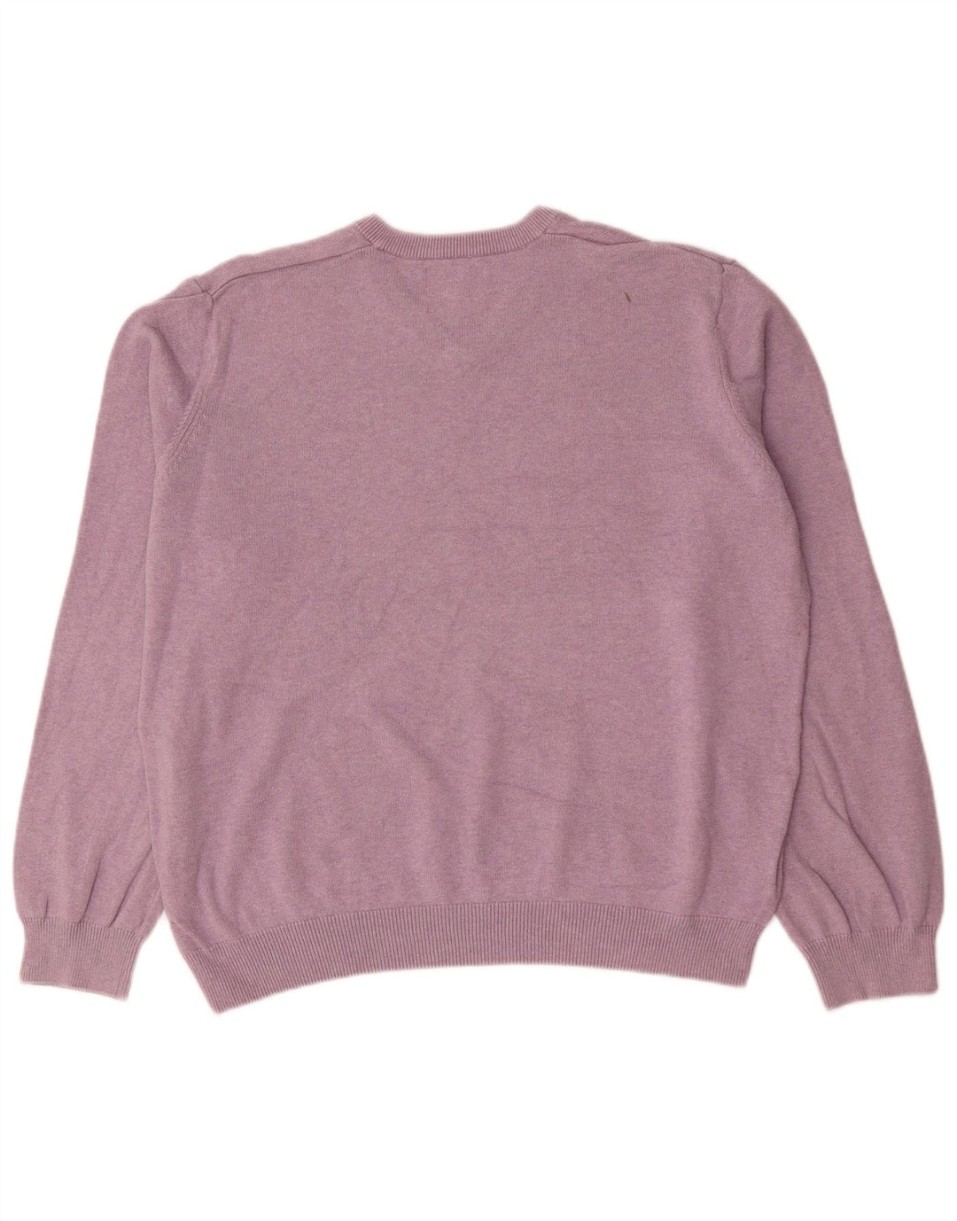 Maglione da uomo con scollo a V Marks & Spencer XL in cotone rosa