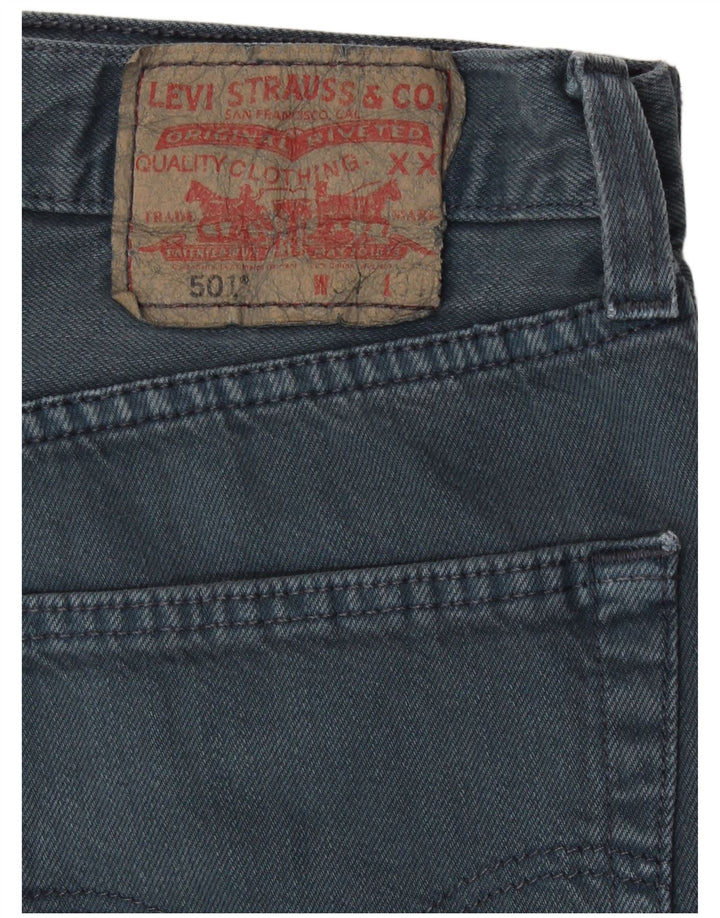 Levi's Uomo 501 Jeans dritti W34 L34 Blu Navy