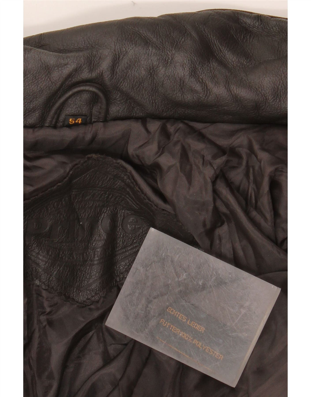 Gilet in pelle da uomo PRINCE IT 54 2XL Pelle nera