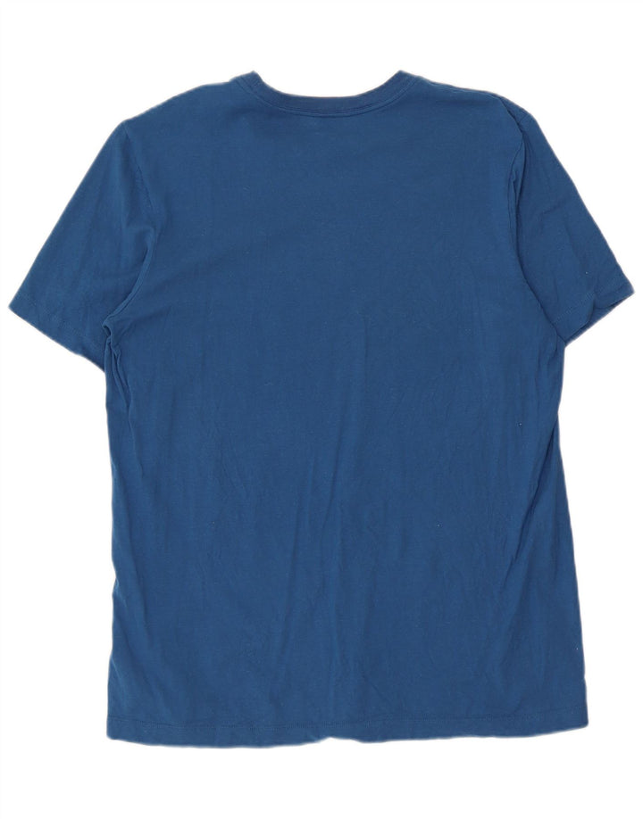 T-shirt da uomo Nike Top in cotone blu medio