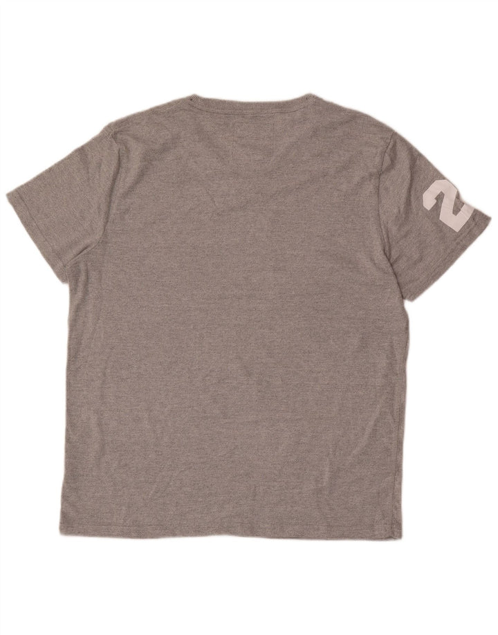 T-shirt grafica da uomo Superdry Top 2XL in cotone grigio