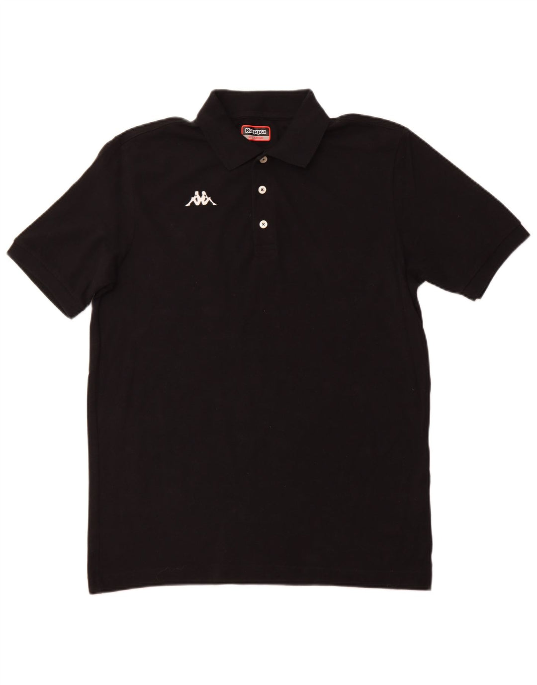 Polo KAPPA da uomo XL in cotone nero