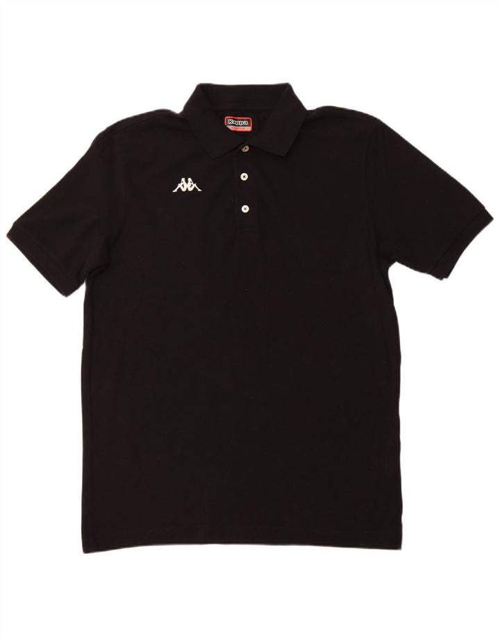 Polo KAPPA da uomo XL in cotone nero