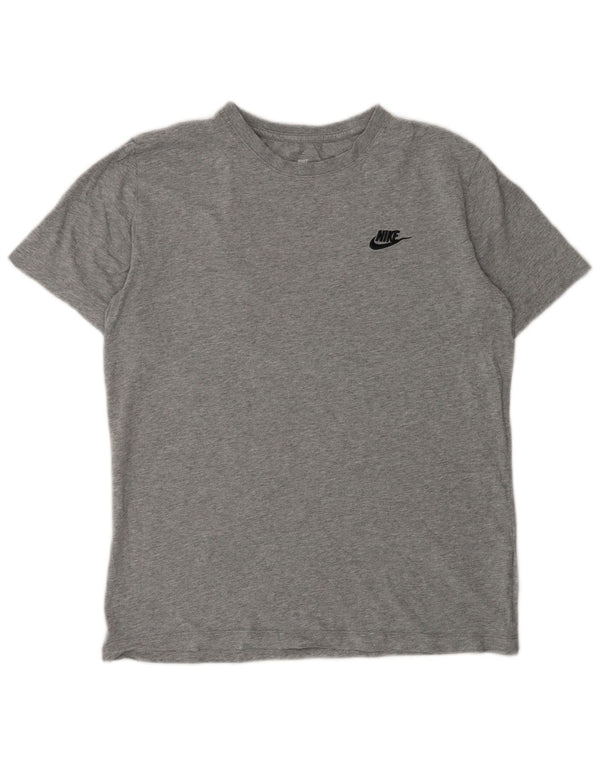 T-shirt Nike da uomo Top Small in cotone grigio