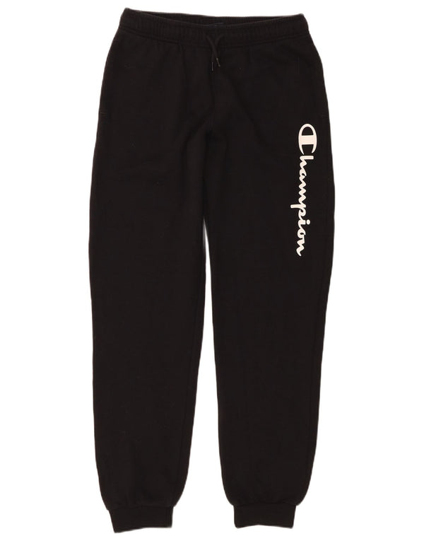 Pantaloni da tuta con grafica Champion da ragazzo, pantaloni da jogging, 13-14 anni, XL, neri