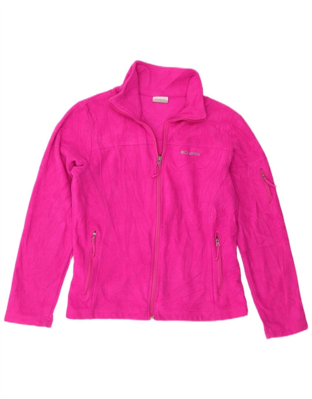 Giacca in pile da donna Columbia UK 14 poliestere rosa medio