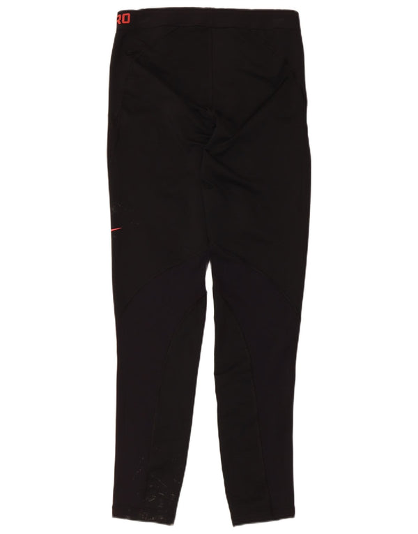Leggings grafici da donna Nike UK 14 grande poliestere nero