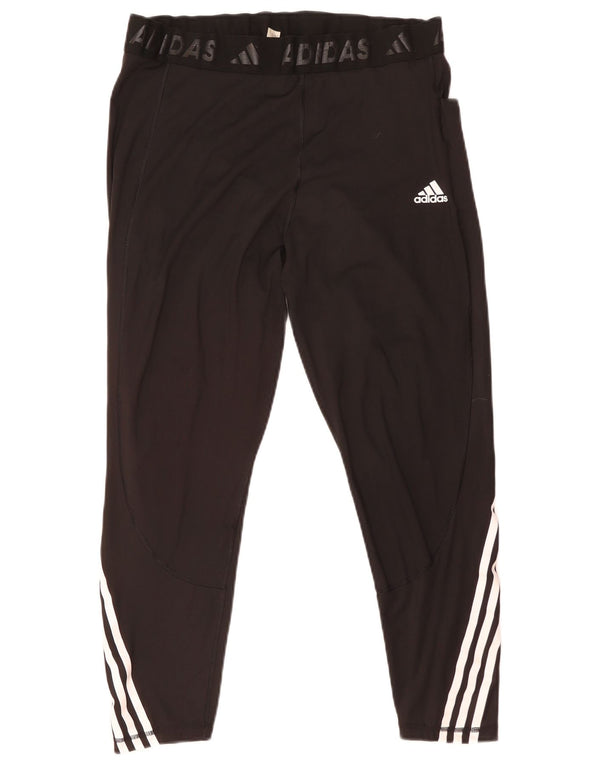 Leggings grafici Nike da donna UK 24/26 2XL cotone nero