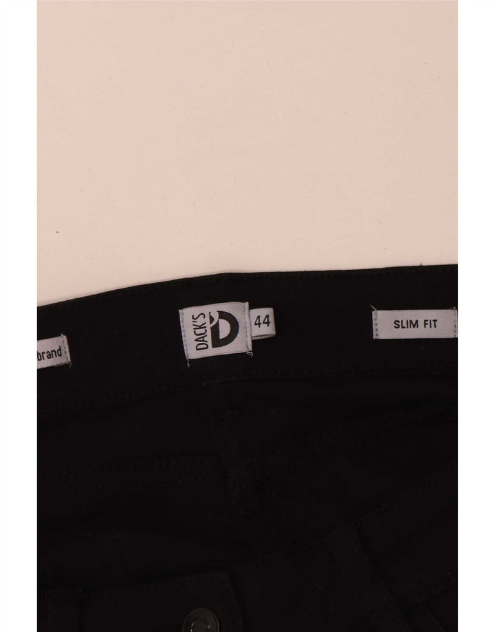 Pantaloni chino slim fit da donna di Dack IT 44 medio W30 L28 neri