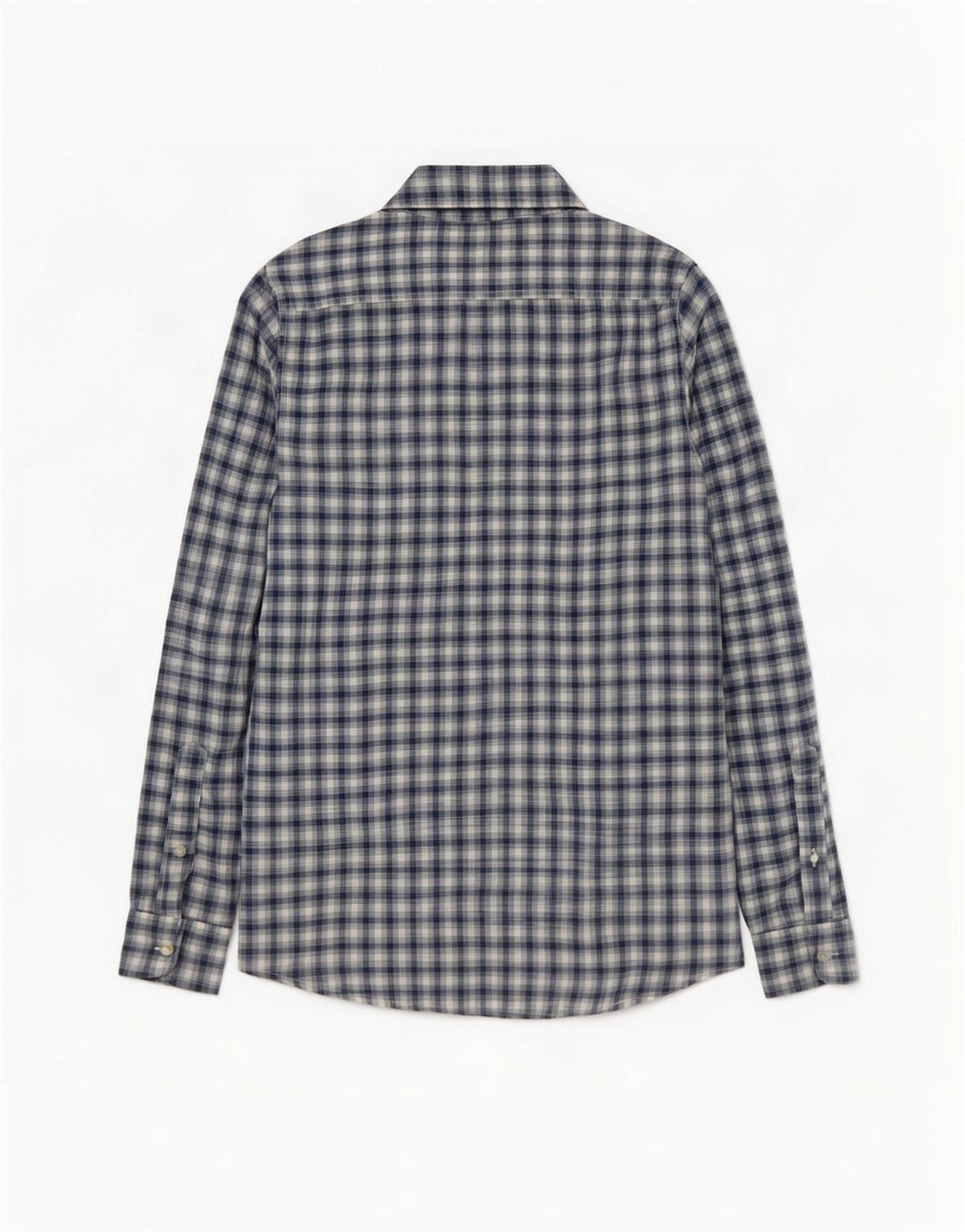 Camicia Hollister da uomo a quadri blu medio