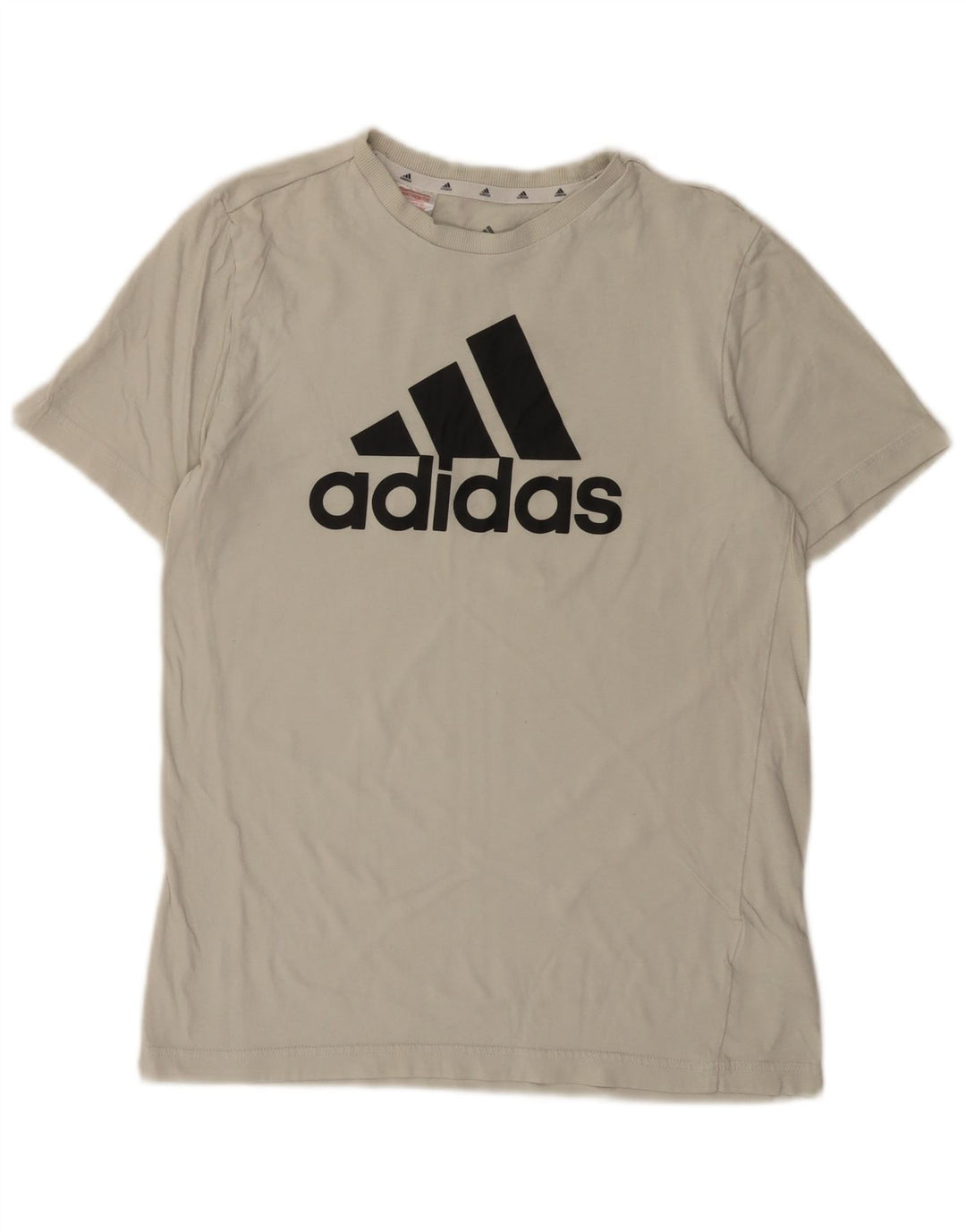 T-shirt grafica Adidas da bambino 15-16 anni in cotone bianco
