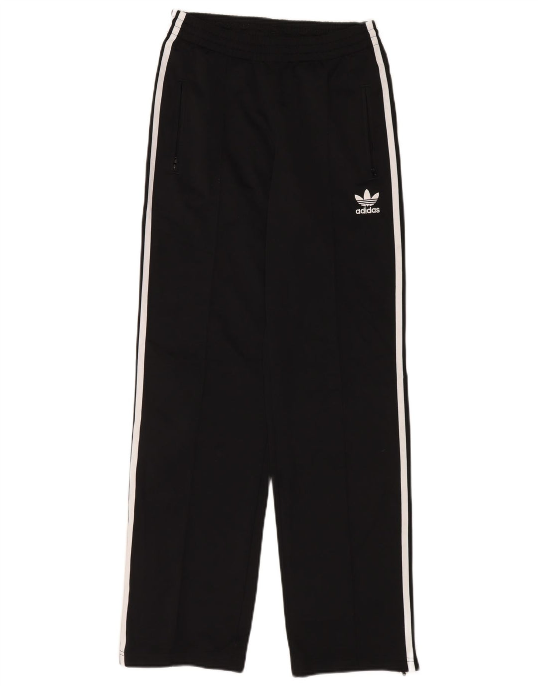 Pantaloni della tuta da donna Adidas UK 10 piccoli poliestere nero