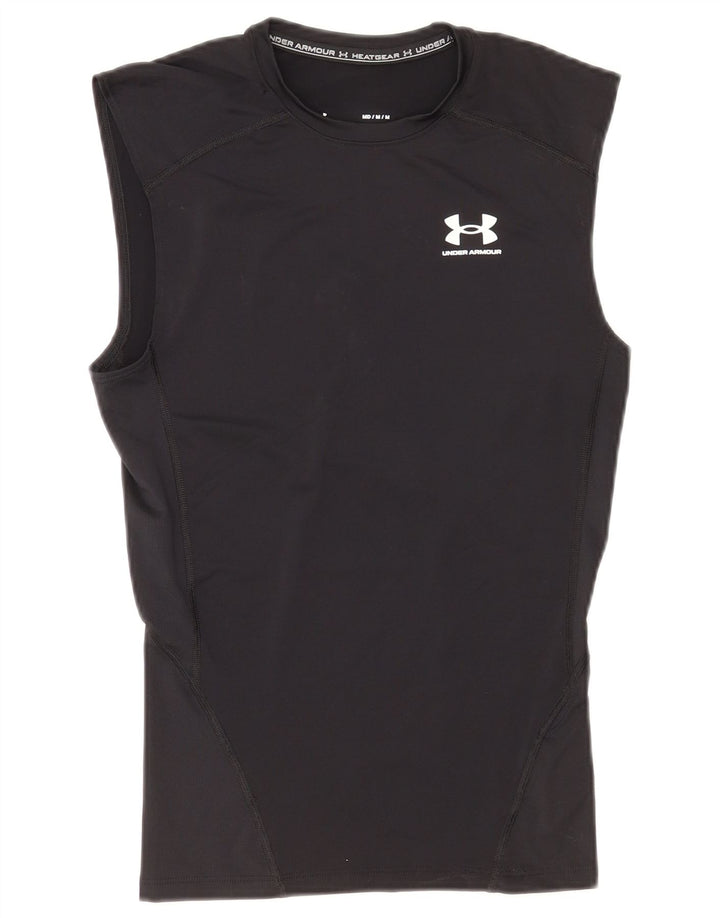 Canottiera Under Armour da uomo Heat Gear, poliestere medio nero