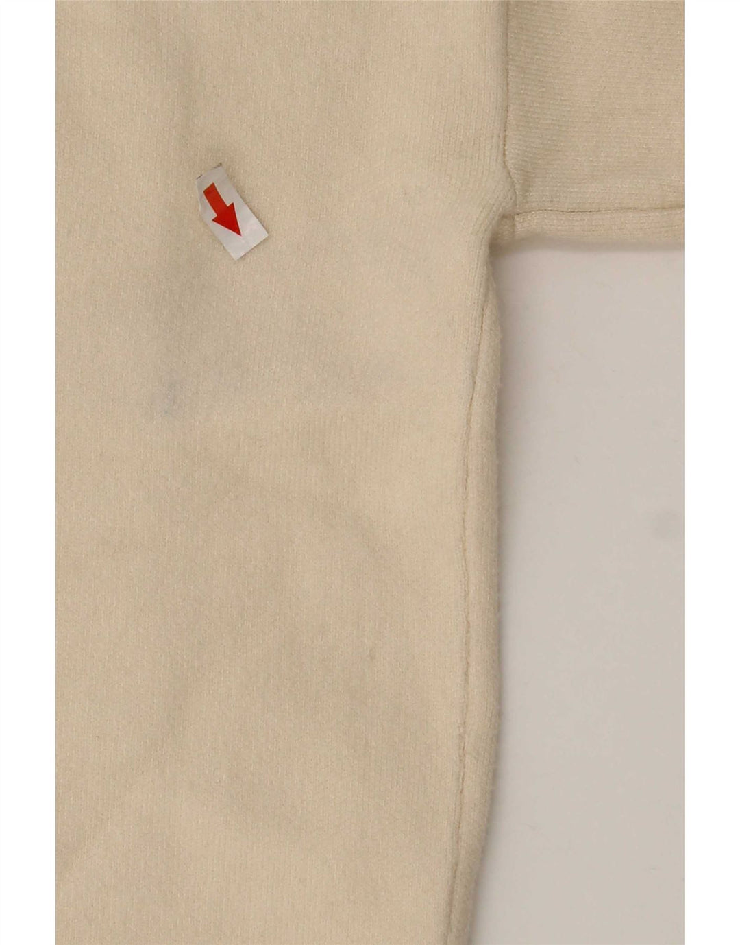 Maglione cardigan oversize da donna Massimo Dutti UK 10 piccolo bianco sporco