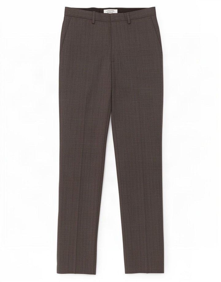 Pantaloni da abito slim autografi da uomo Marks & Spencer W32 L33 in lana grigia