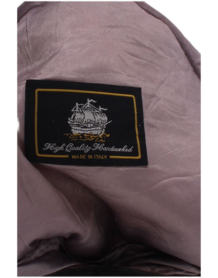 Coppola vintage da uomo grigio medio a spina di pesce classico