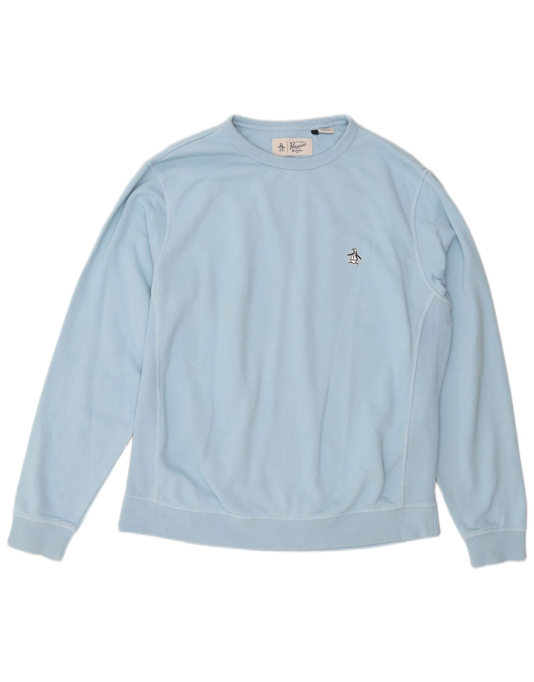 PINGUIN Felpa da uomo Maglione grande in cotone blu