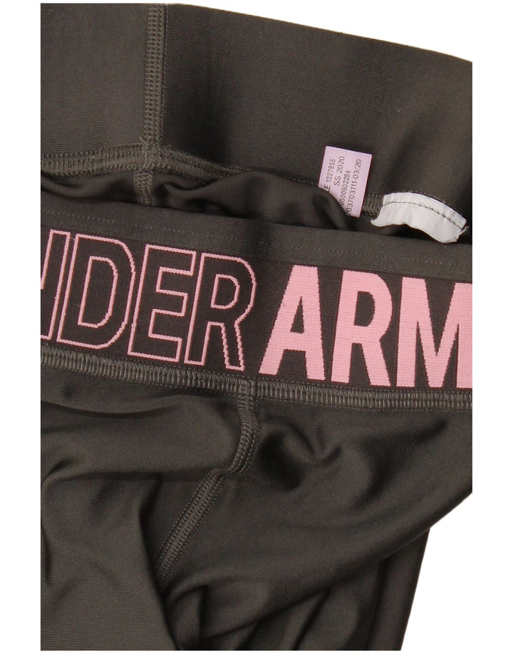 Leggings grafici da donna UNDER ARMOUR UK 8 piccolo grigio